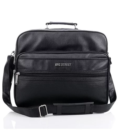 BAG STREET Pánska taška na rameno WORKER BAG | čierna