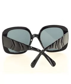 MAZZINI Veľké slnečné okuliare Oversize Design | čierna