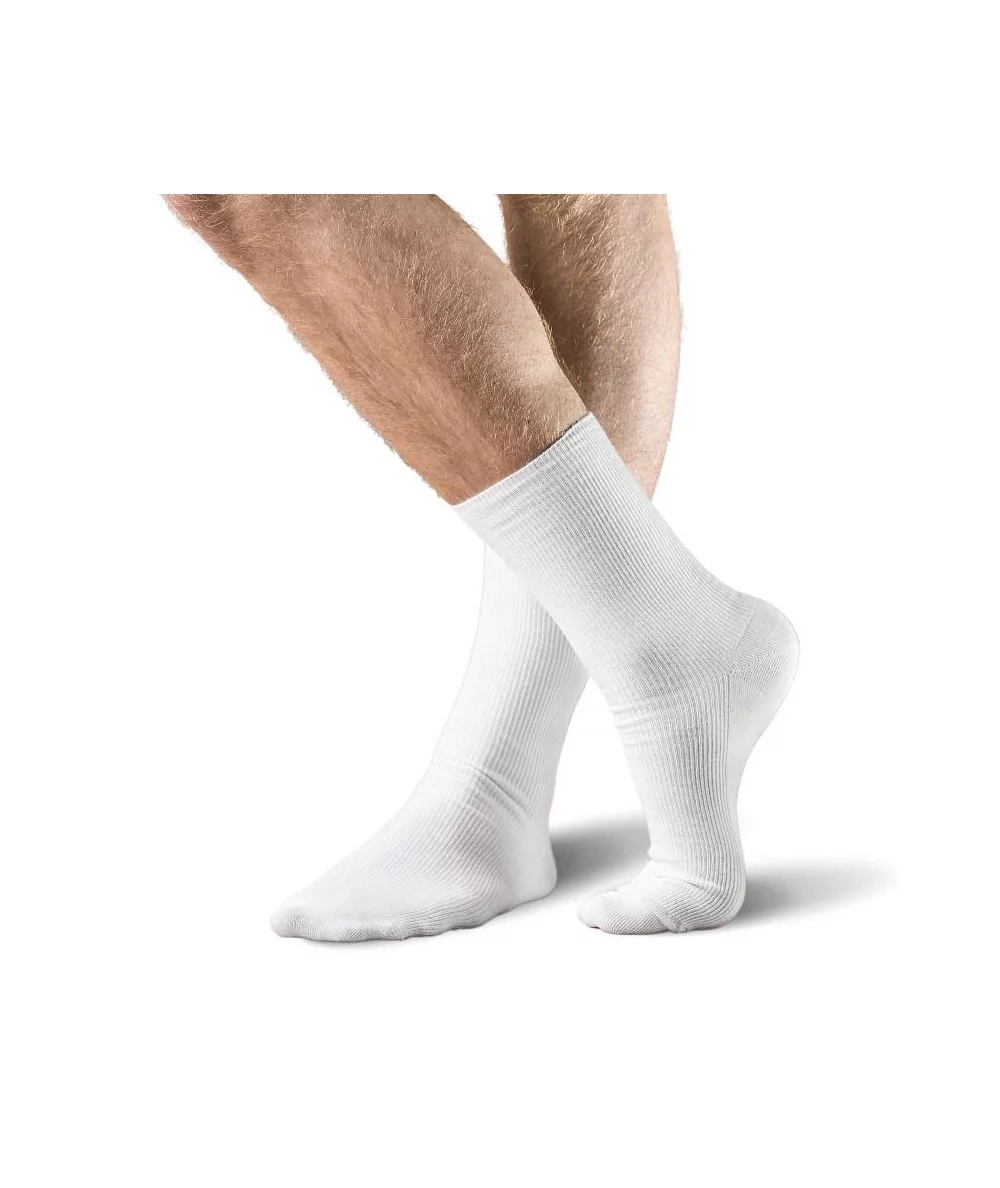 BRODRENE Pánske ponožky 44-46 | biela