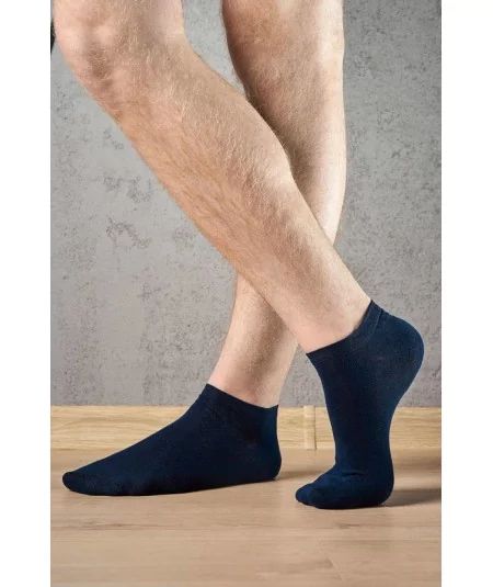 BRODRENE Pánske členkové ponožky 44-46 | tmavomodrá