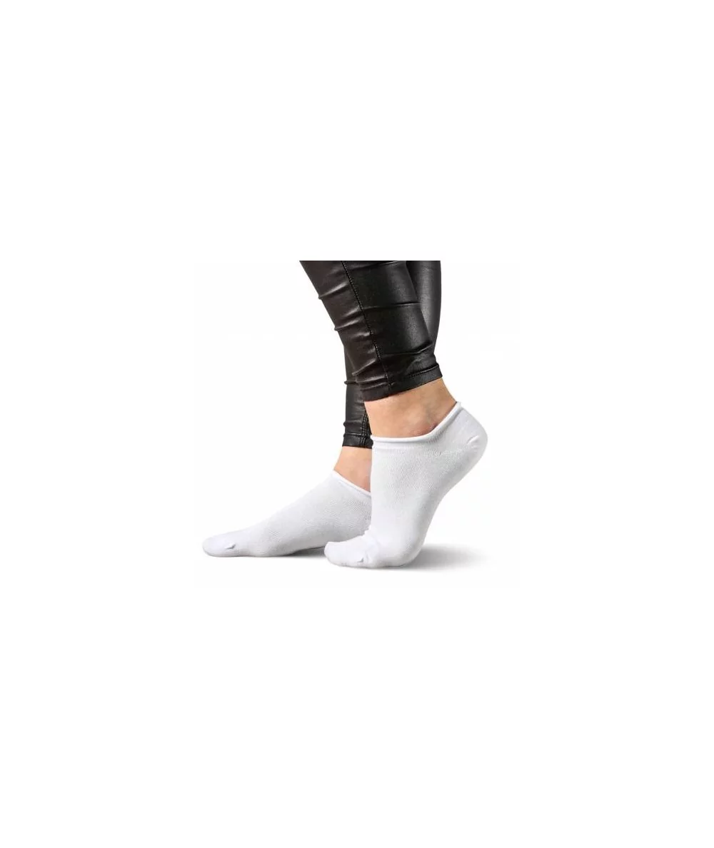 BRODRENE Dámske členkové ponožky 35-37 | biela