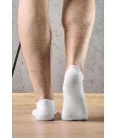BRODRENE Pánske členkové ponožky 44-46 | biela