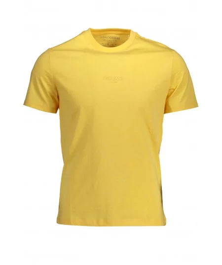 GUESS JEANS Pánske tričko | žltá