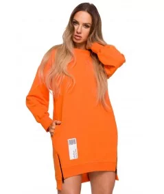 MOE Tunika s dlhým rukávom | oranžová