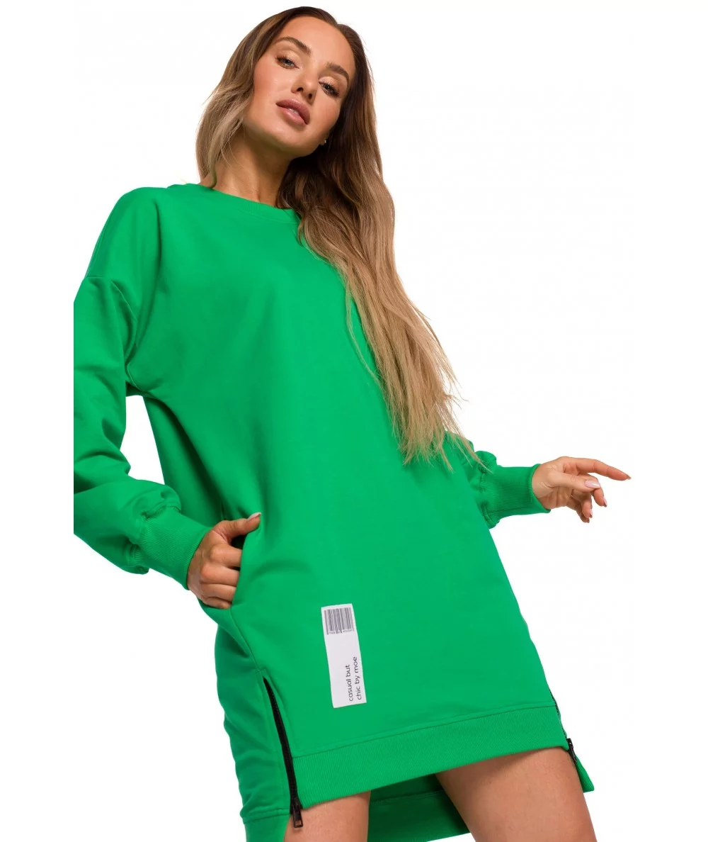 MOE Tunika s dlhým rukávom | zelená