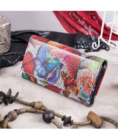 PAOLO PERUZZI Dámska kožená peňaženka | farebná