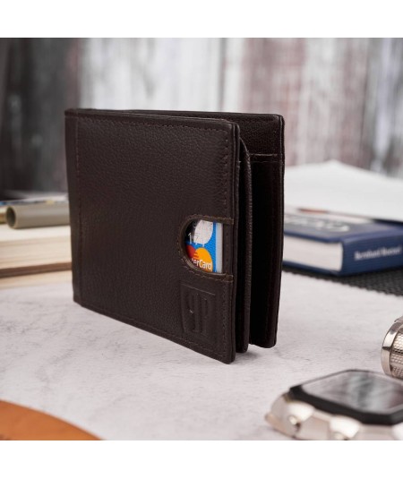 Klasická pánska peňaženka RFID PAOLO PERUZZI T-46-BR | hnedá
