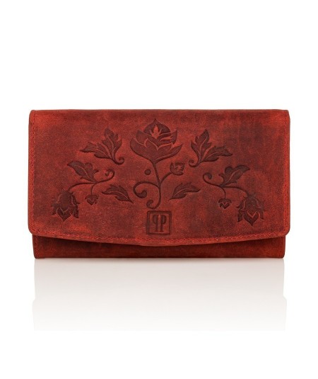 PAOLO PERUZZI Dámska peňaženka + puzdro ZUP-36-RD | červená