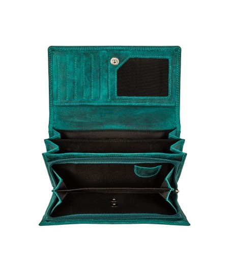 PAOLO PERUZZI Dámska peňaženka + puzdro ZUP-37-GR | zelená