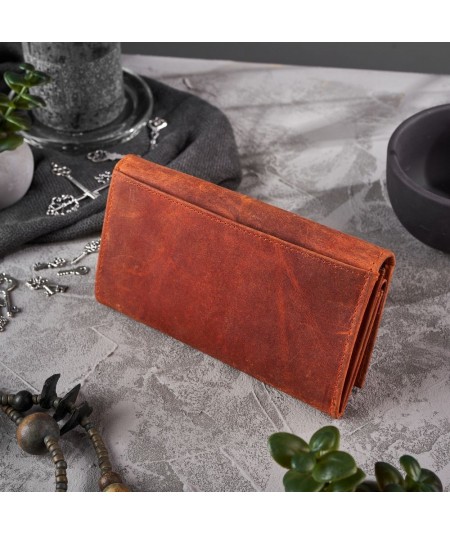 PAOLO PERUZZI Dámska peňaženka + puzdro ZUP-39-OR | oranžová