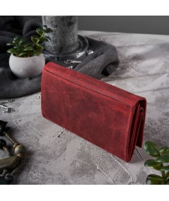 PAOLO PERUZZI Dámska peňaženka + puzdro ZUP-39-RD | červená