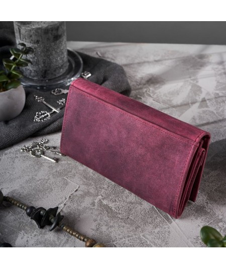 PAOLO PERUZZI Dámska peňaženka + puzdro ZUP-39-CHR | ružová