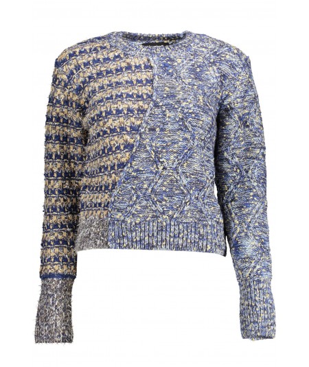 DESIGUAL Dámsky pulóver | modrá
