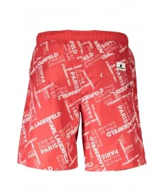 KARL LAGERFELD Plavecké šortky | červená