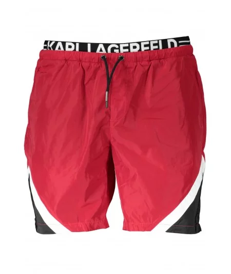KARL LAGERFELD Pánske plavky | červená